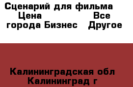 Сценарий для фильма. › Цена ­ 3 100 000 - Все города Бизнес » Другое   . Калининградская обл.,Калининград г.